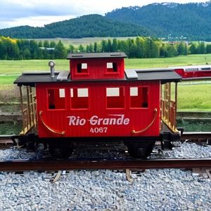 Eztec Santa Fe Express Train Caboose Rio Grande 4067 G Gauge